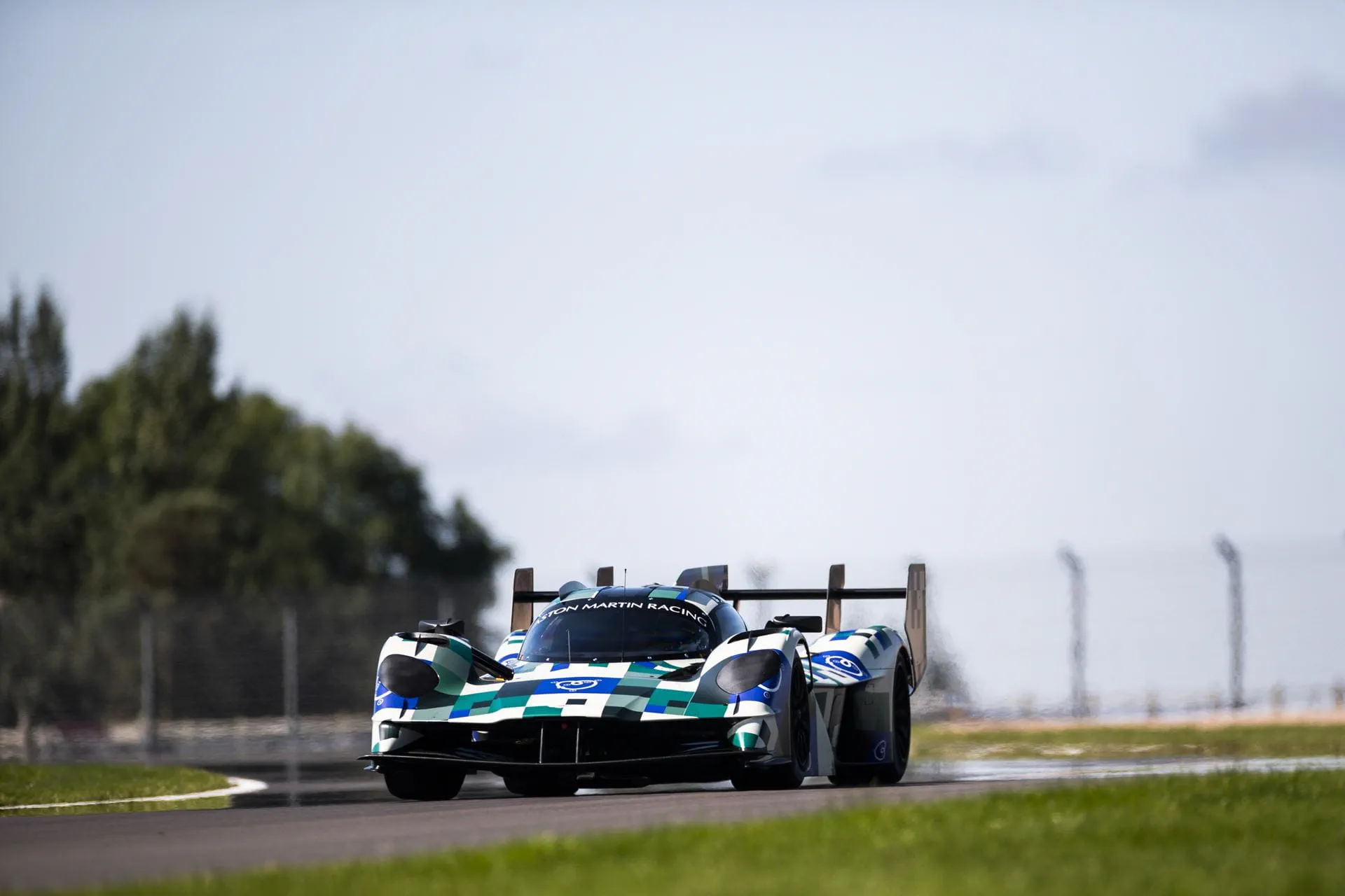 Aston Martin Valkyrie AMR-LMH hypercar hits the track